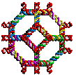 Truncated DNA octahedron